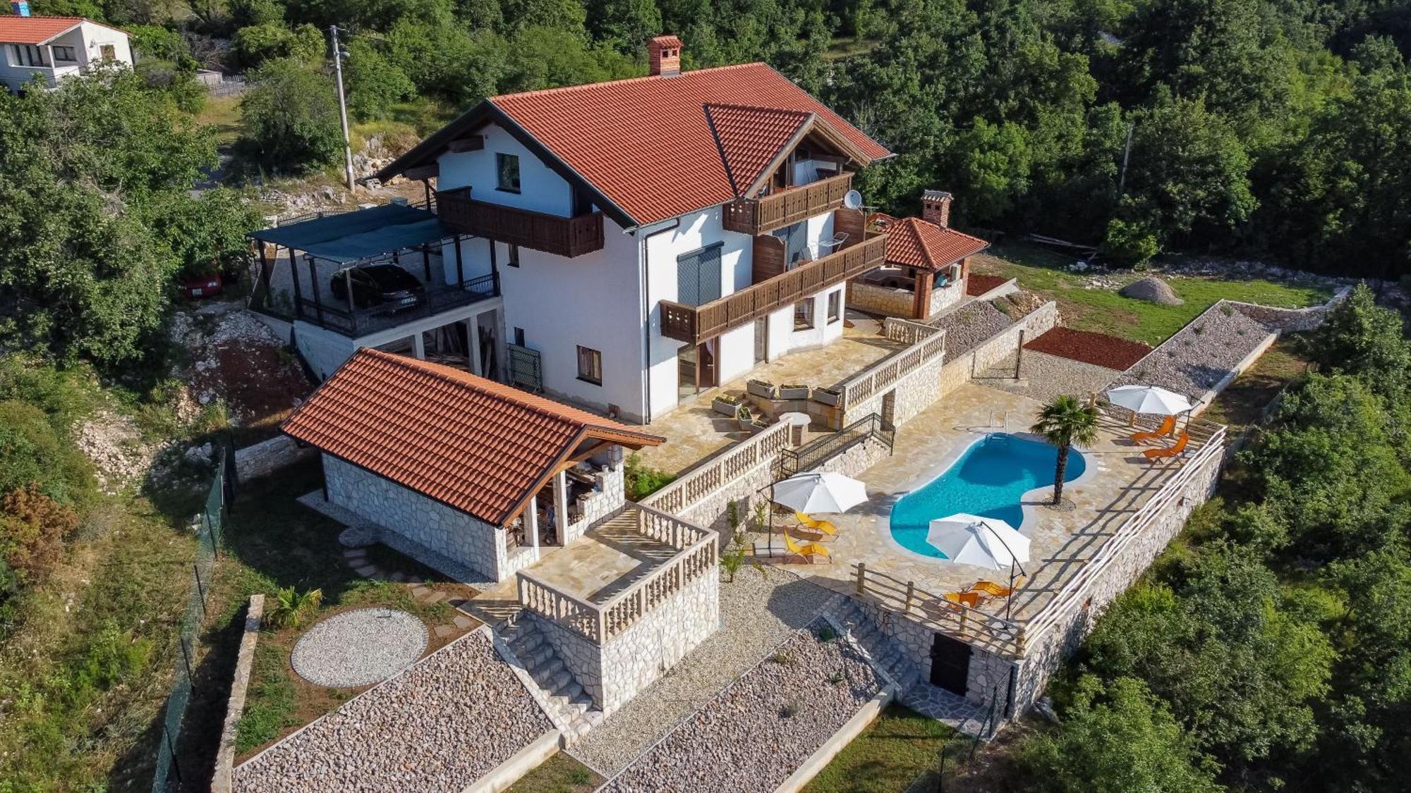 Villa Bora Moscenicka Draga Bed&Breakfast Мошченице Экстерьер фото